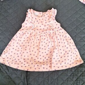 Baby Girl Polka Dot Dress, 6 months